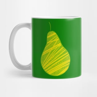 Green and yellow pear fruit Mug